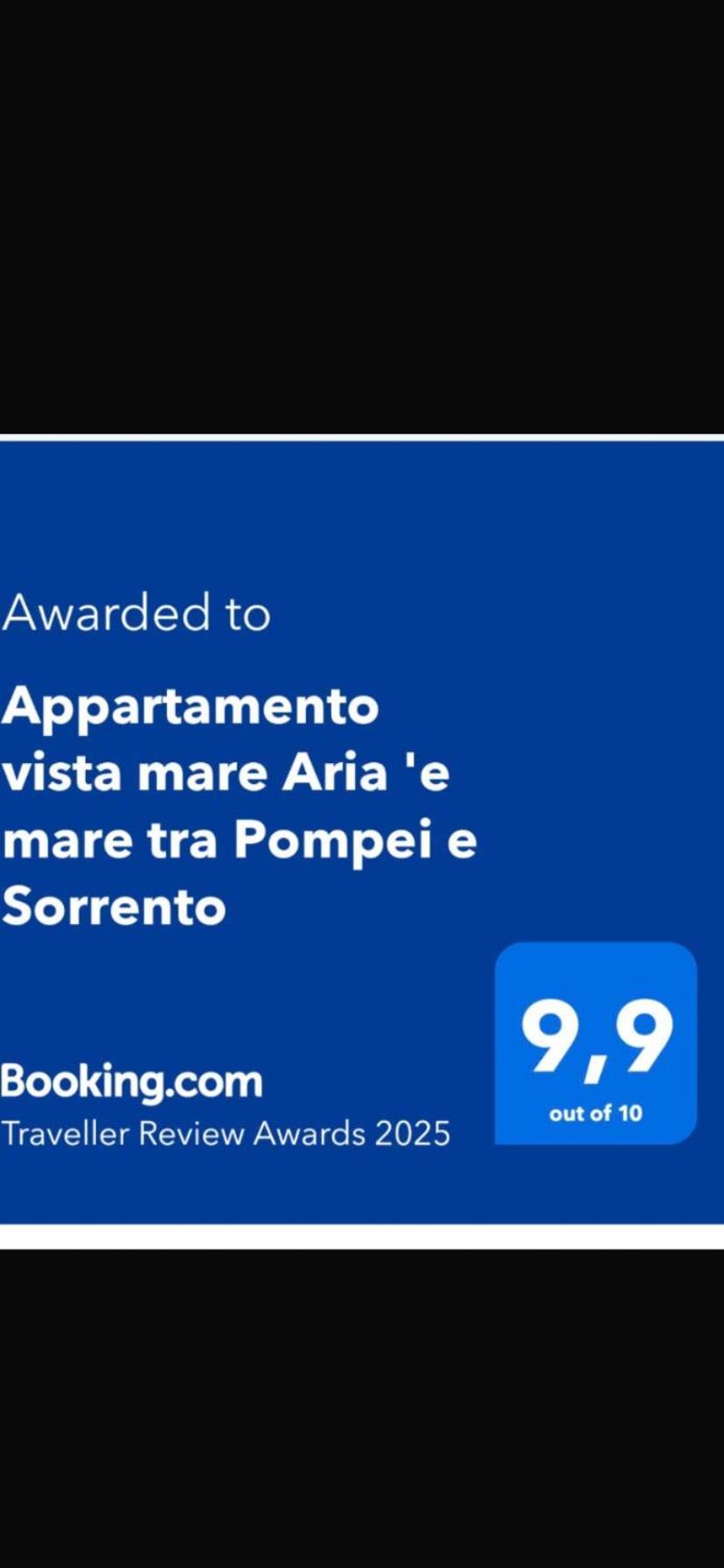 Appartamento Vista Mare Aria 'E Mare Tra Pompei E Sorrento Кастелламмаре-ді-Стабія Екстер'єр фото